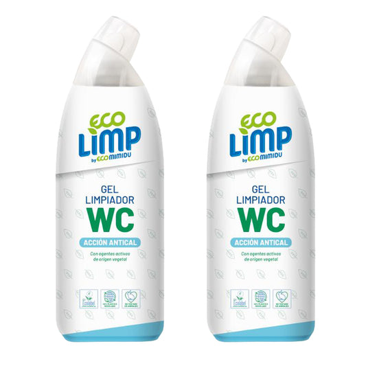 2er-Packung Mimidu Eco WC-Reinigungsgel 750 ml