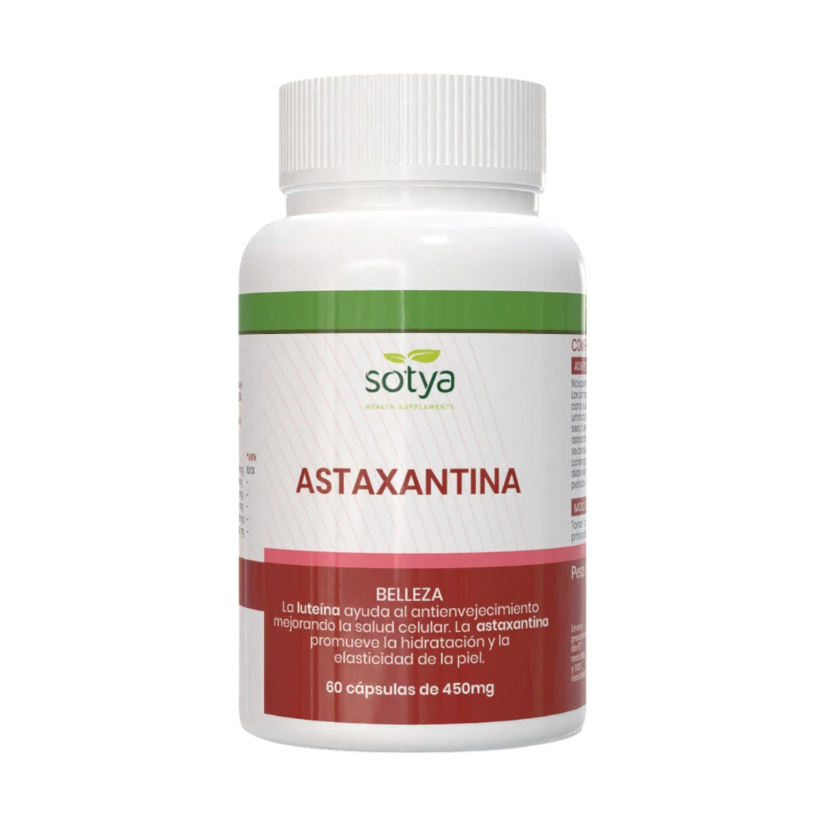Astaksantyna, Sotya, 60 kapsułek