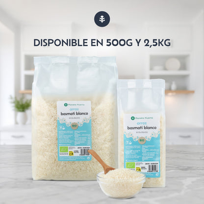 Riz basmati blanc ECO Planeta Huerto 2,5 kg