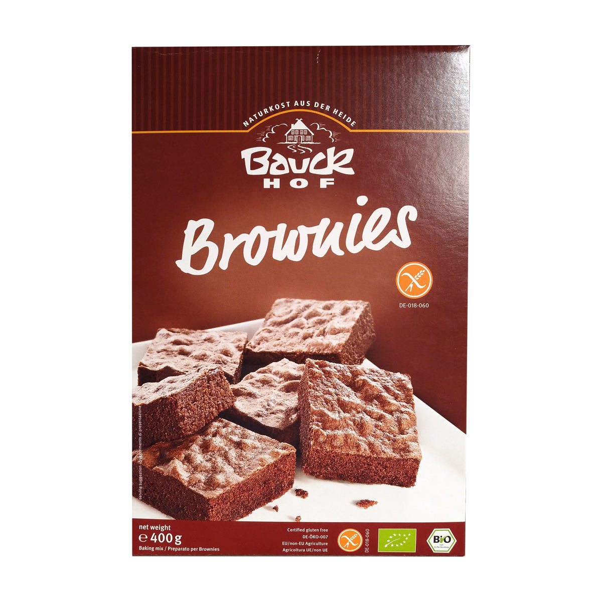 Glutenfreier Brownie von Bauckhof 400 g
