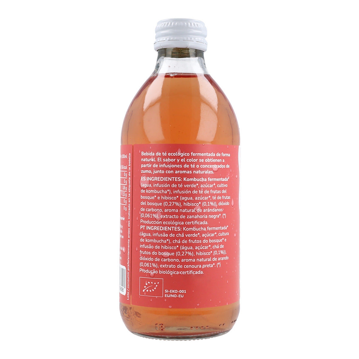 Confezione 6x Kombucha ECO Frutti Rossi Planet Orchard 330 ml