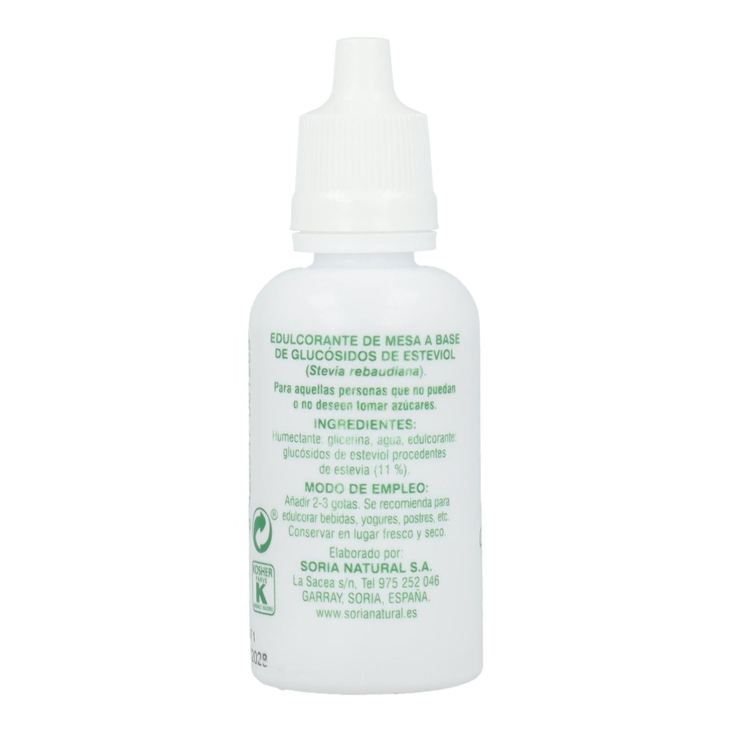 Steviat-Tropfen Soria Natural, 30 ml