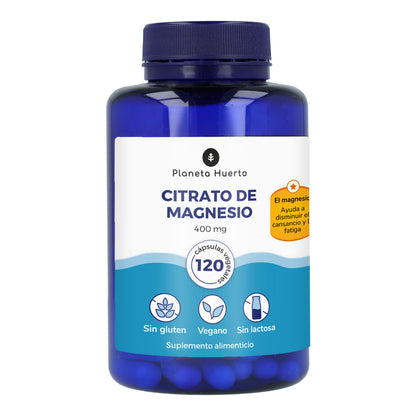 Pack 2x Magnesium Citrate Planeta Huerto 120 Caps