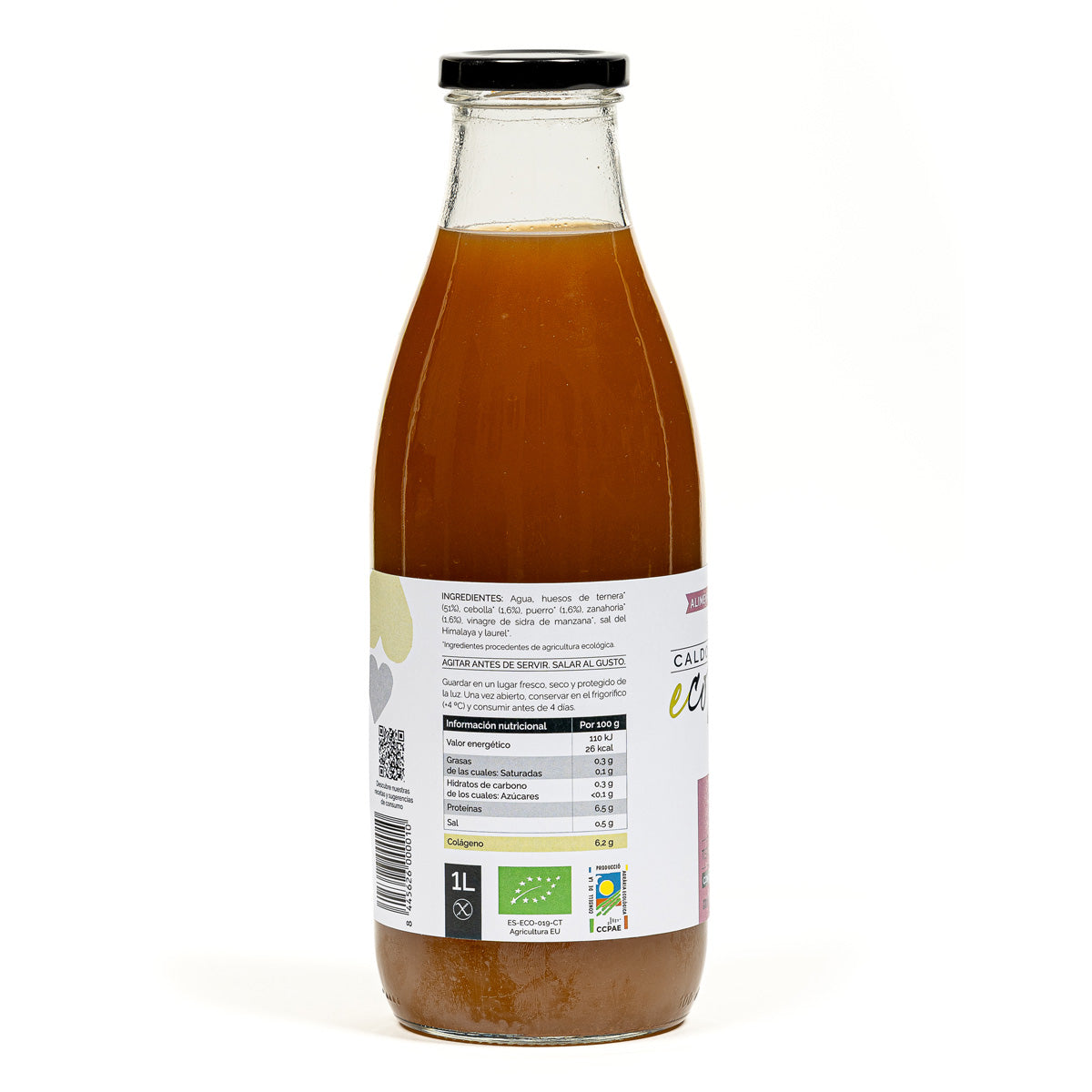 Bouillon de bœuf aux légumes bio Ecolagen 1 L