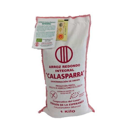 Calasparra Vollkornreis im Stoffbeutel, 1 kg