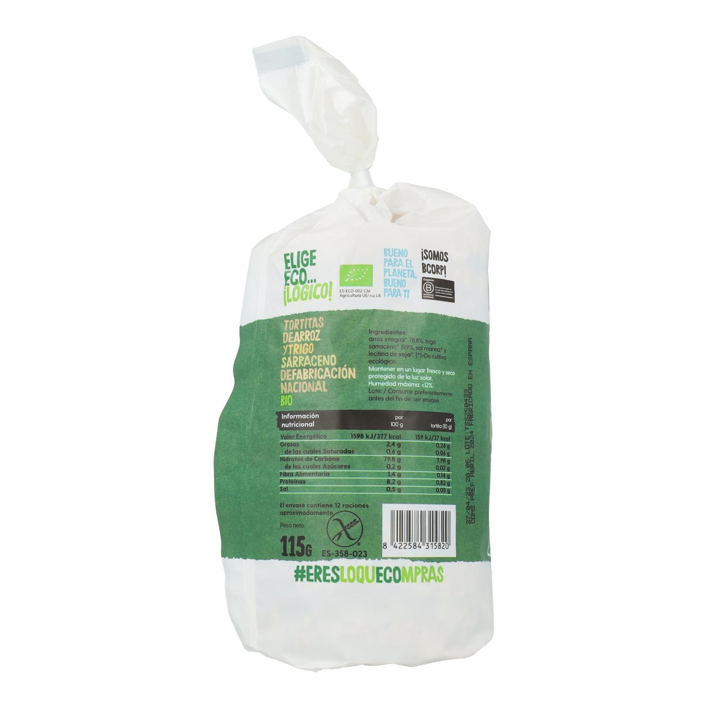 Bio-Reis- und Buchweizenkuchen Disney Ecocesta Edition 115 g