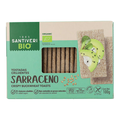 Santiveri Bio-Buchweizen-Toast, leicht und knusprig, 100 g