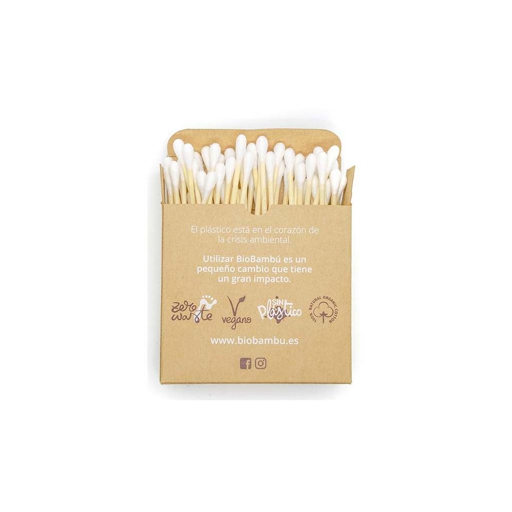 Biologische bamboe oordopjes 100 stuks