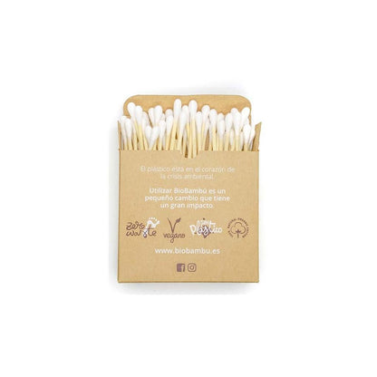 Biologische bamboe oordopjes 100 stuks