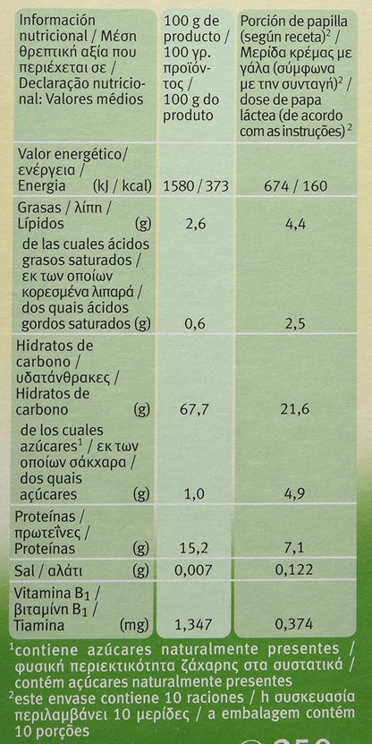 Pappa biologica di farro +4 mesi Holle 250 g