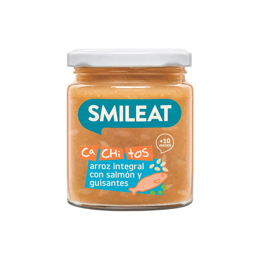 Smileat ECO CA CHI TOS Rice with Salmon and Peas Jar, 230g