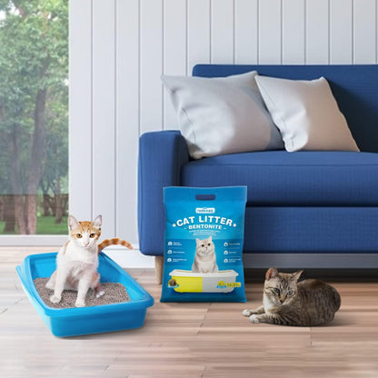 Bentonitklumpande kattströ med citronarom Nobleza 3,8 L