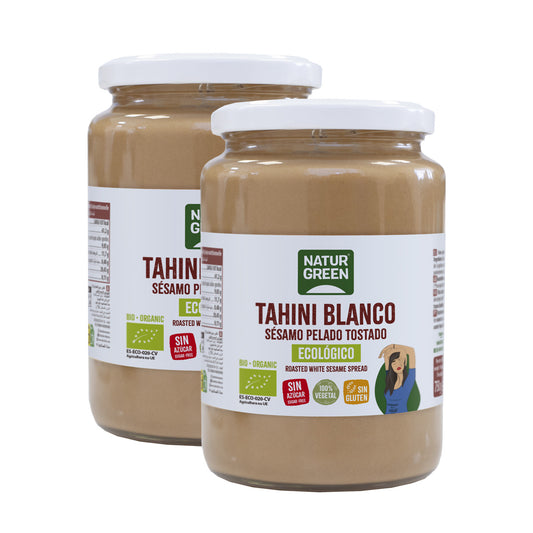 Pakket 2x geroosterde tahin Naturgreen van 800 g