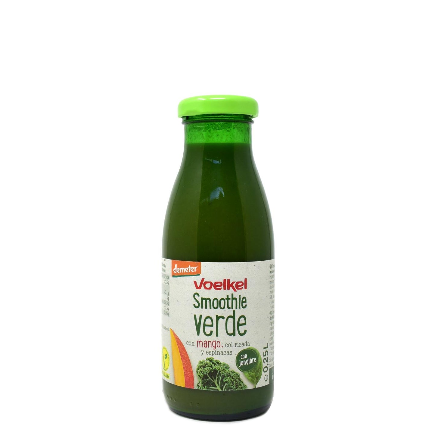 Grüner Smoothie mit Mango, Grünkohl und Spinat Voelkel 250ml