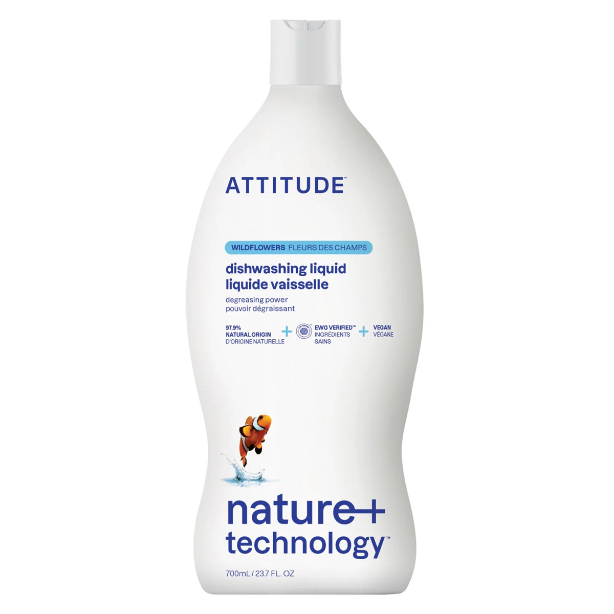 Lavavajillas  concentrado Flores silvestres Attitude 700 ml