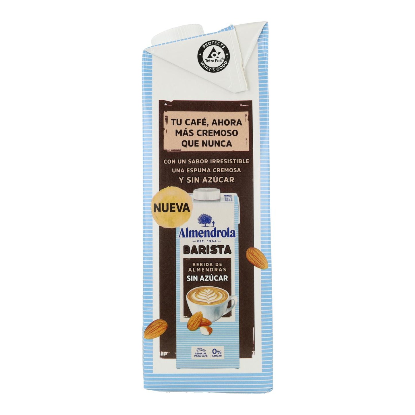 6er-Pack zuckerfreies Mandelgetränk Almendrola 1 l
