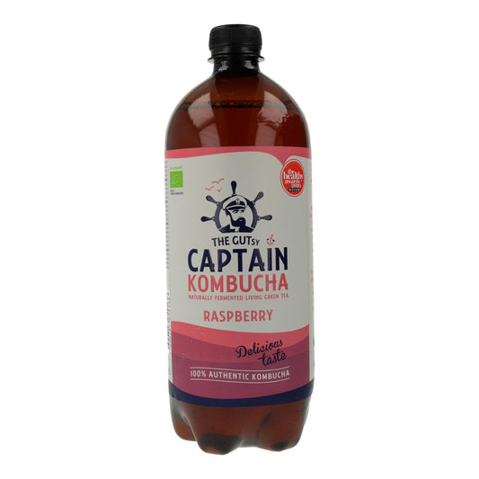 Bevanda Kombucha BIO al lampone Captain Kombucha 400 ml