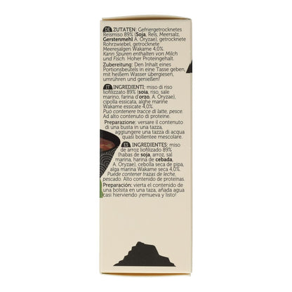 Traditionelle Instant-Miso-Suppe ECO Lime 4x10g