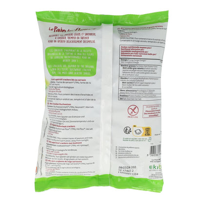 Mini-Cracker aus glutenfreiem Bio-Buchweizen Le pain de fleurs 75 g
