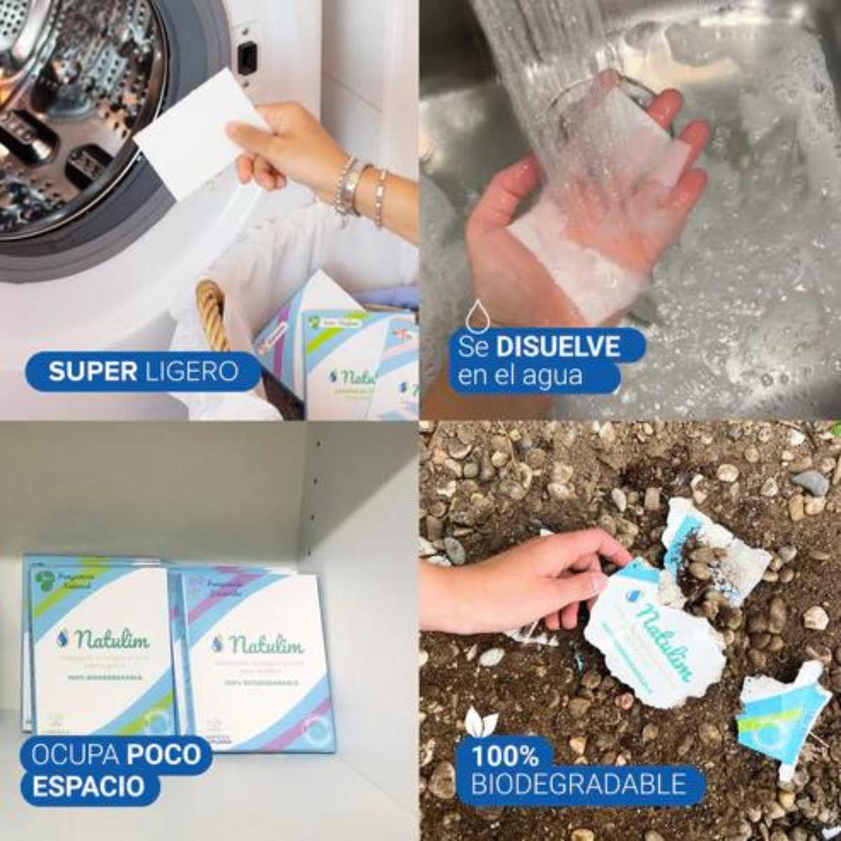 10er-Packung Eco Lavendel Waschstreifen, Natulim, 40 Wäschen