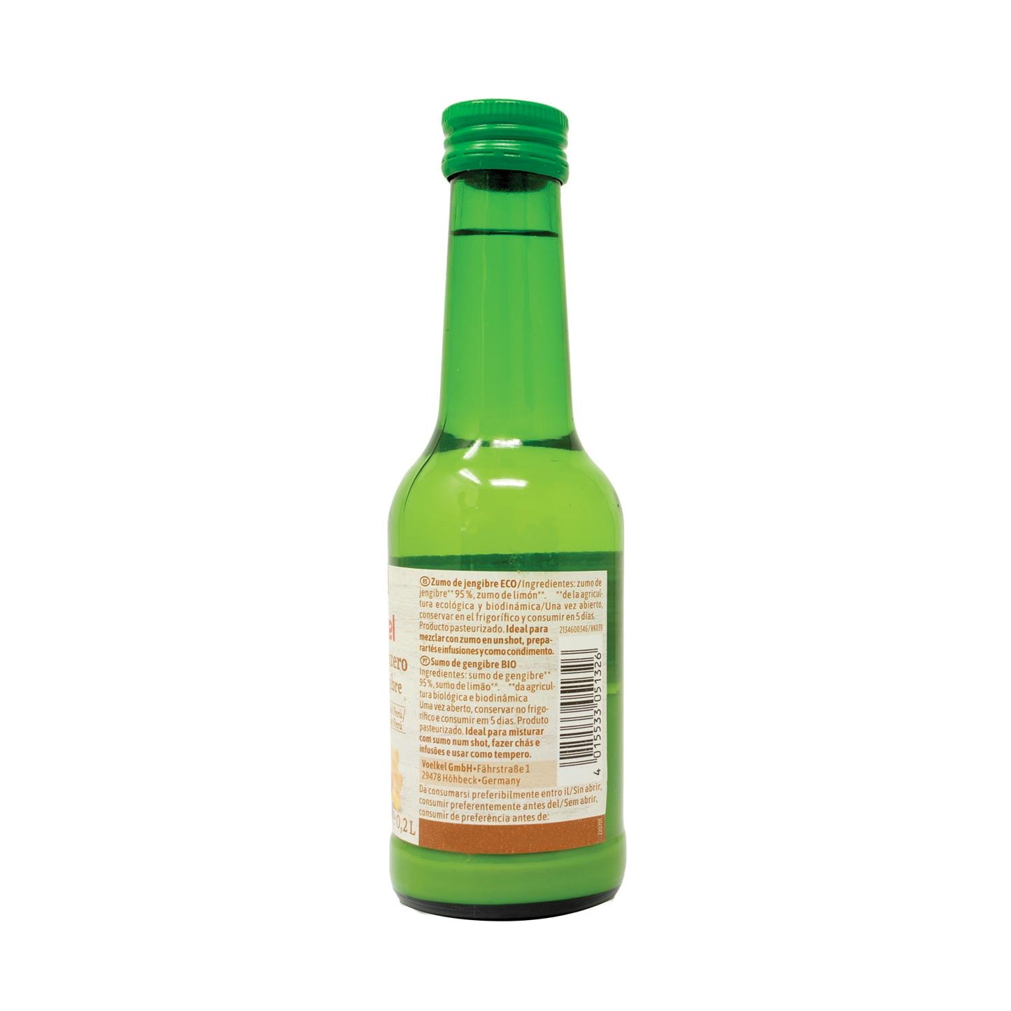 Succo di zenzero biologico Demeter Voelkel 200 ml