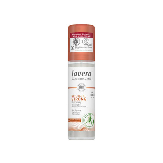 Lavera 48h+ Strong and Natural Deodorant Spray, 75 ml