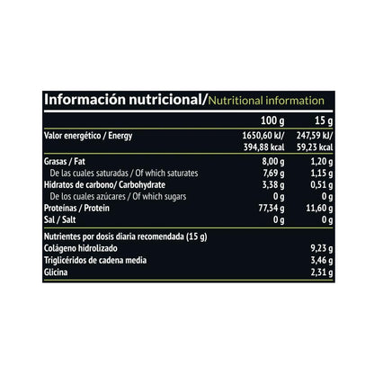 Elisir: Collagene + Olio TCM, 450 g Paleobull Elisir Vaniglia 450 g