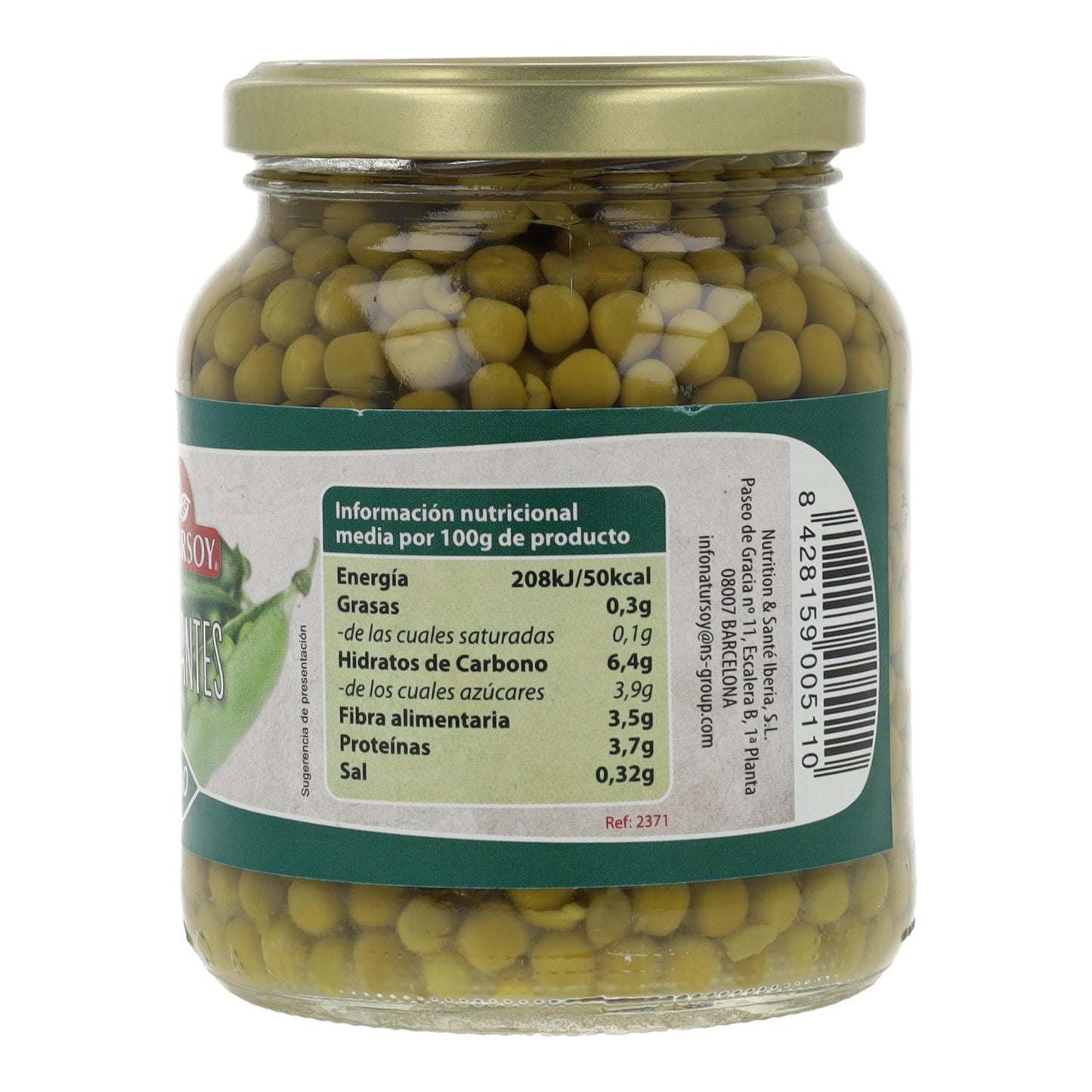 Öko-Erbsen, 350 g. Natursoy