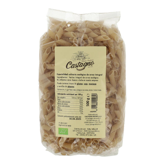 Makaroner av fullkornsris ECO Castagno 500 g