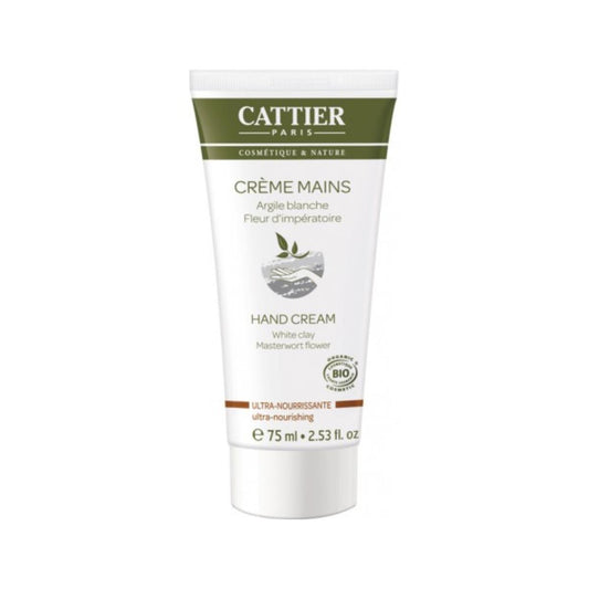 Ultravoedende handcrème met witte klei Cattier 75 ml