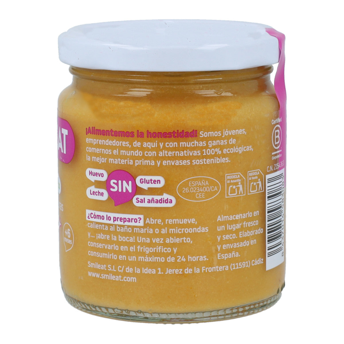 Vasetto BIO tacchino e verdure +6 mesi Smileat, 230 g