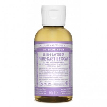 Vloeibare lavendelzeep Dr. Bronners 60 ml
