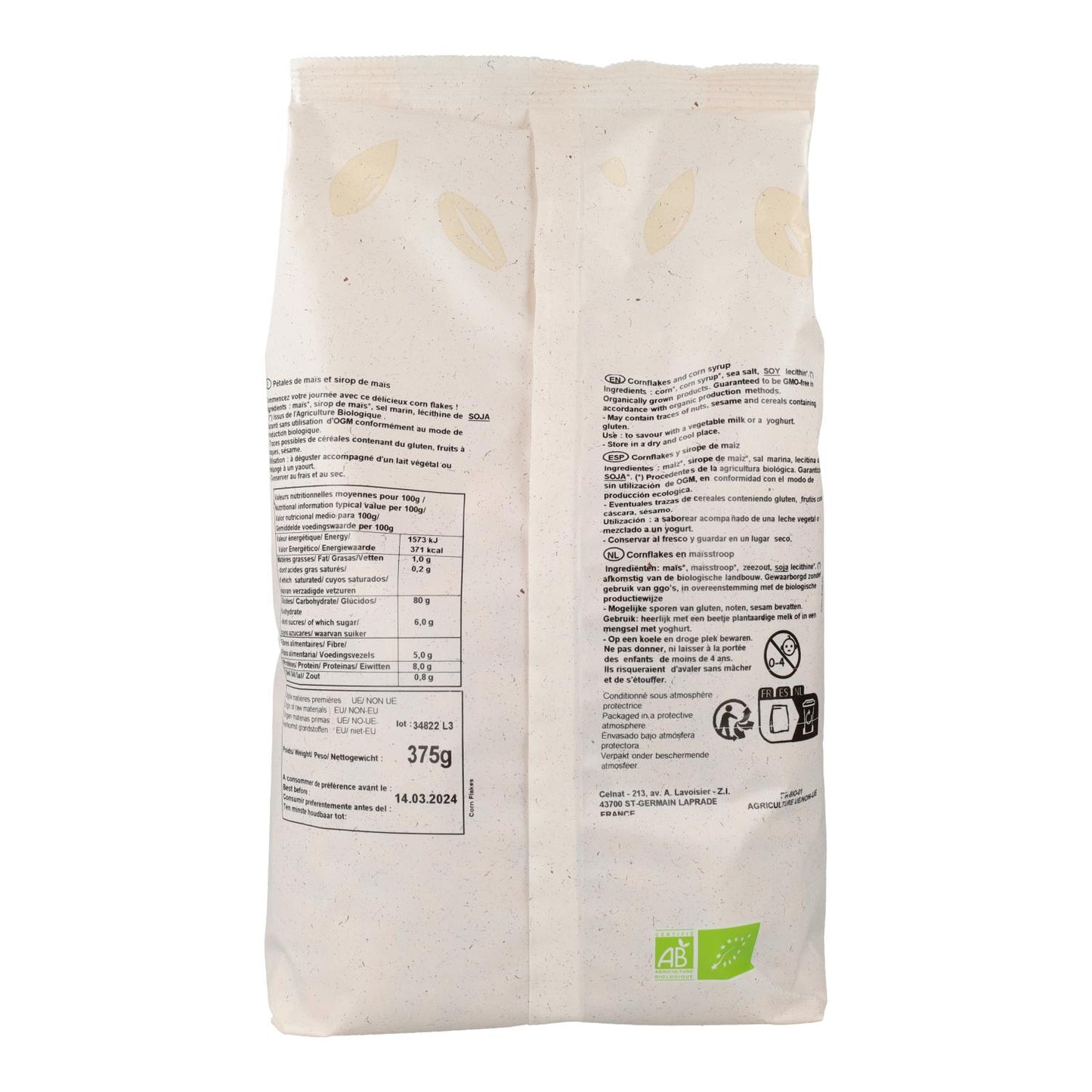 Celnat Corn Flakes 375 g