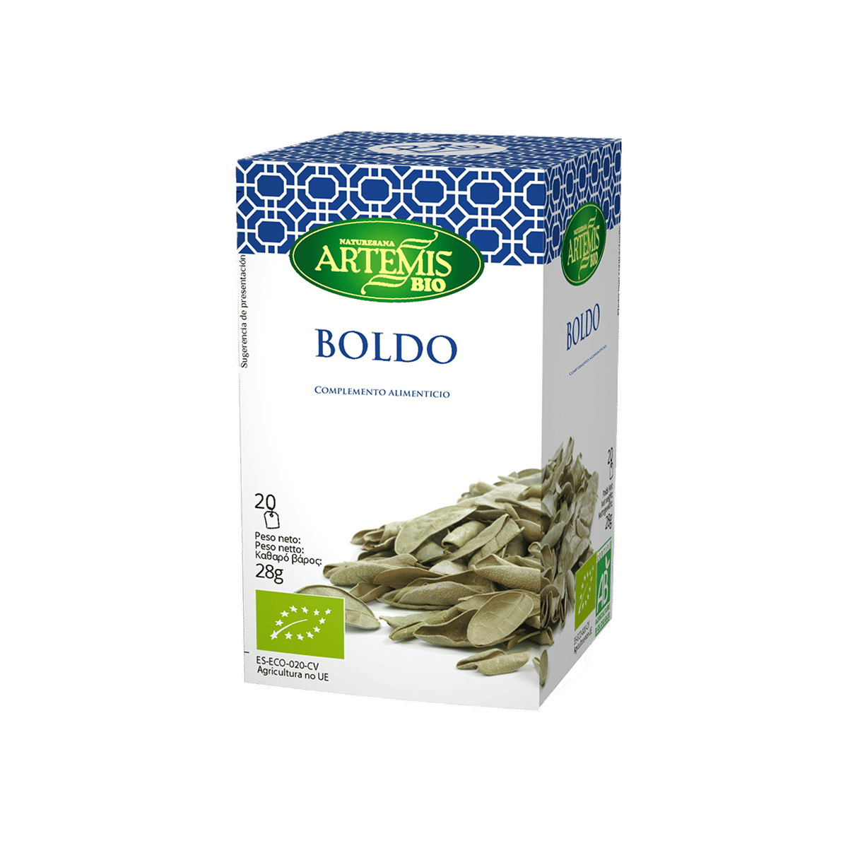 Boldo do naparu Artemis Bio 20 torebek
