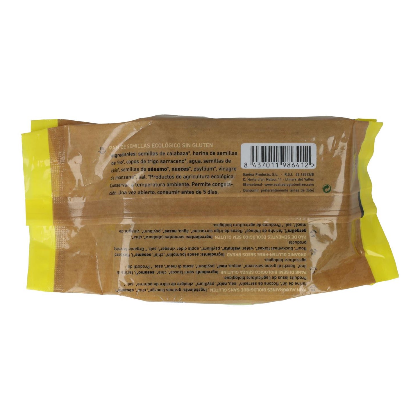 Zealia Neuro+ Bio Glutenfreies Proteinbrot 260g