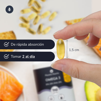 Omega 3 EPA 35% DHA 25% Planeta Huerto 110 Perle