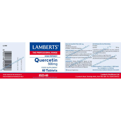 Quercitin  60 Tabletten à 500 mg, Lamberts