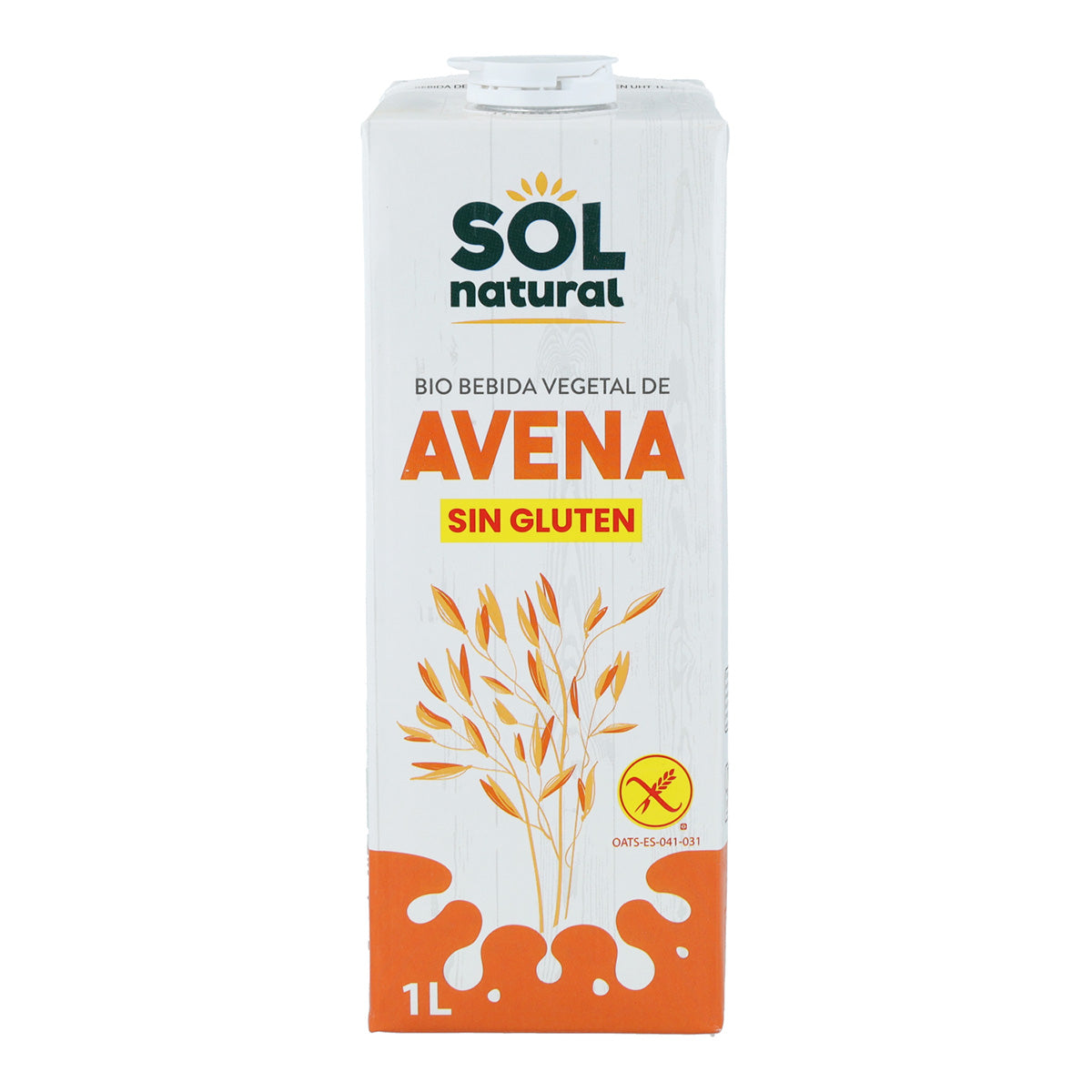 4-pack glutenfri havredryck Bio Sol Natural 1 l