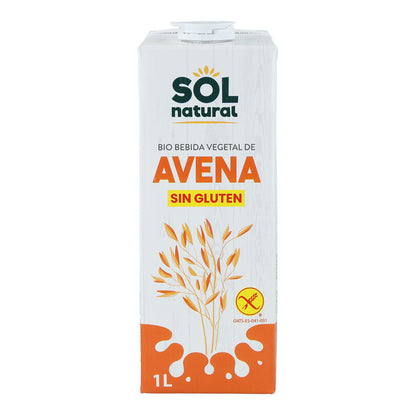 4-pack glutenfri havredryck Bio Sol Natural 1 l