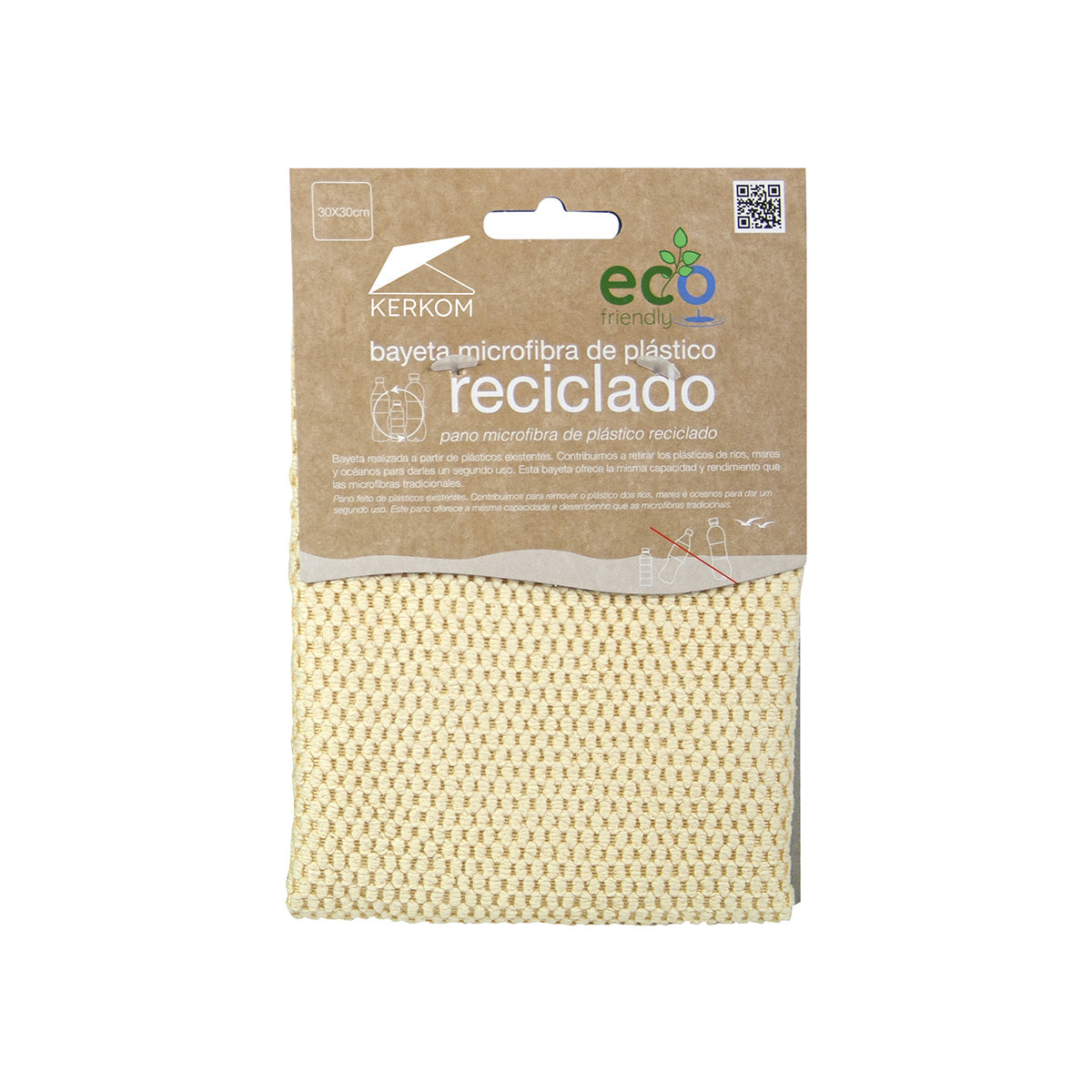 Mikrofiberduk av återvunnen PET 30 x 30 cm Eco Friendly ROZENBAL
