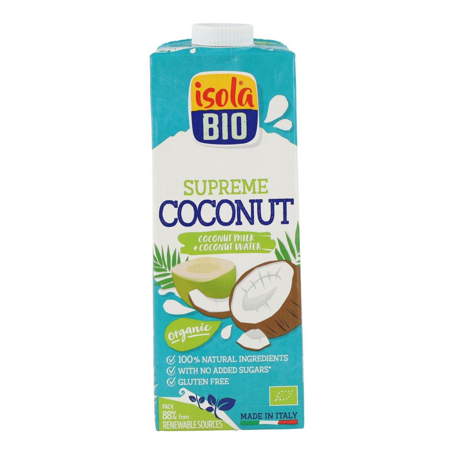 Kokosnussgetränk Supreme Bio Isola Bio 1 l