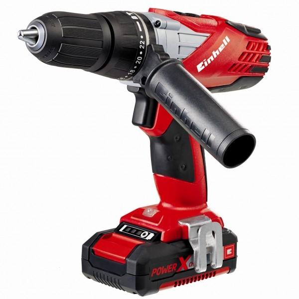 Einhell Power X Change-kit Borrmaskin TE-CD 18-2 Li-i + Multislipmaskin TE-OS 18 Li