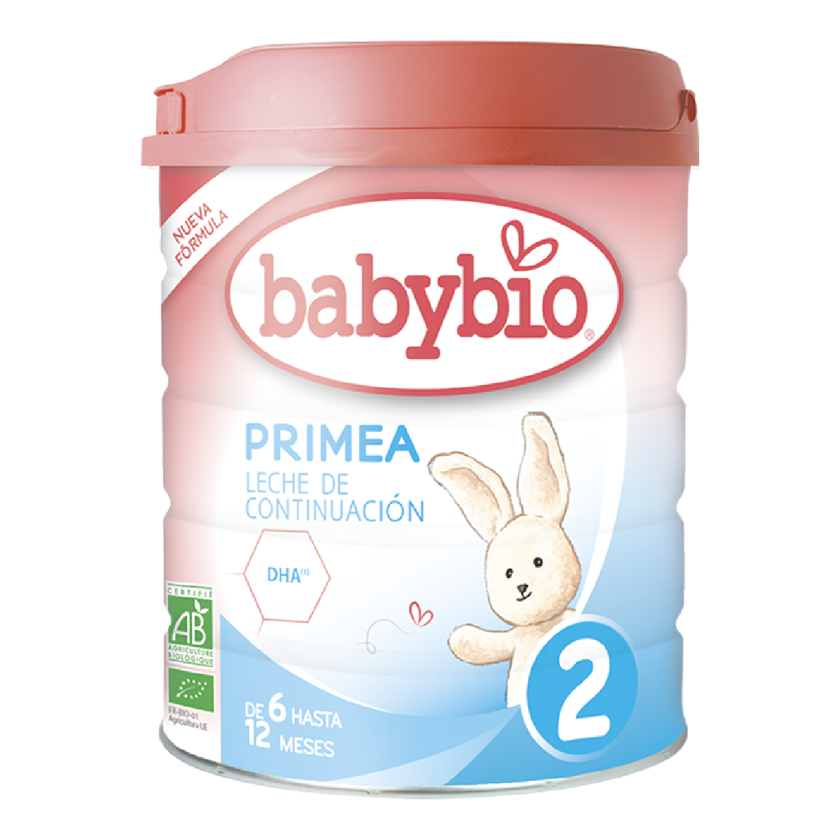 Confezione da 3 latte di proseguimento Primea 2 (da 6 a 12 mesi) biologico Babybio 800 g