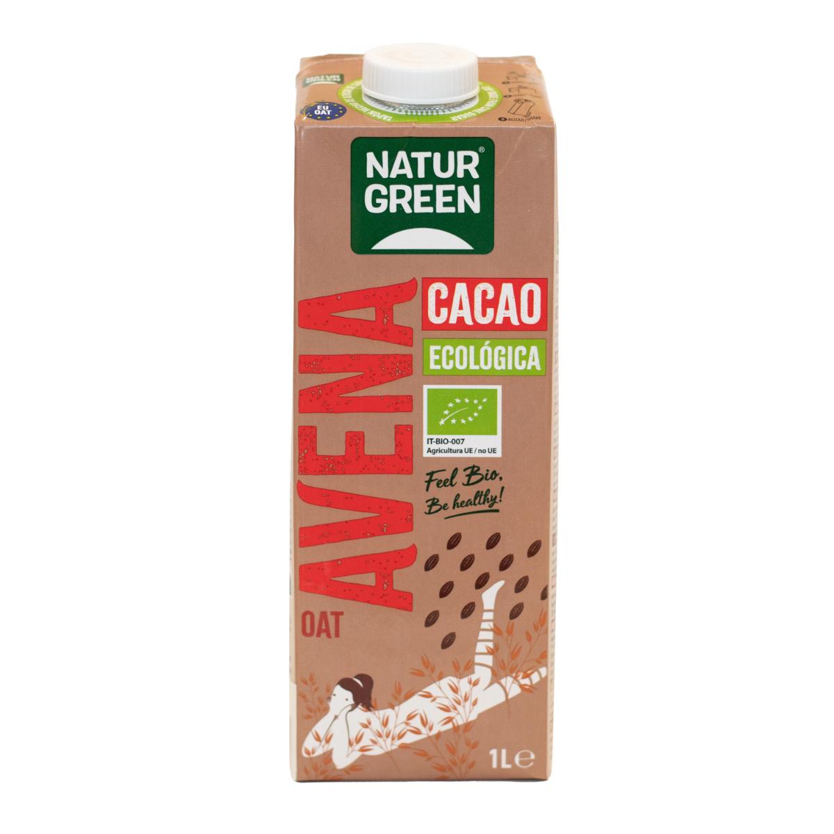 Boisson à l'avoine et au cacao bio NaturGreen 1 L