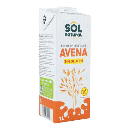 4-pack glutenfri havredryck Bio Sol Natural 1 l