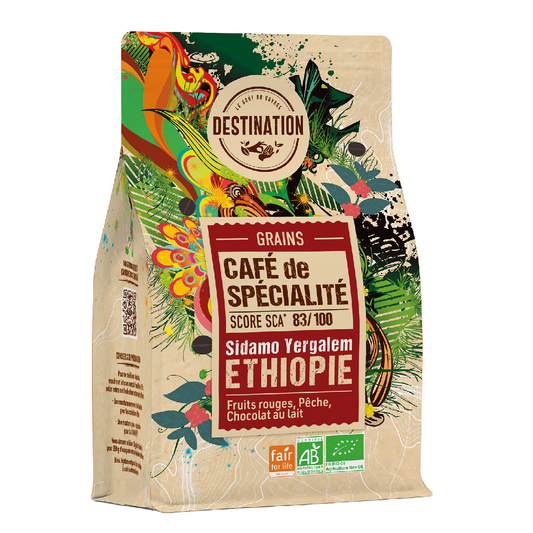 Caffè speciale in grani Etiopia BIO Destination 180 g