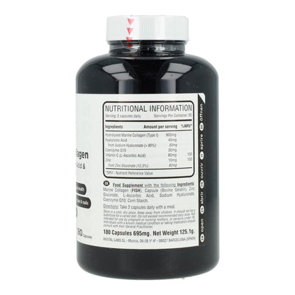 Marien collageen met hyaluronzuur, co-enzym Q10, vitamine C en zink Hivital 180 capsules