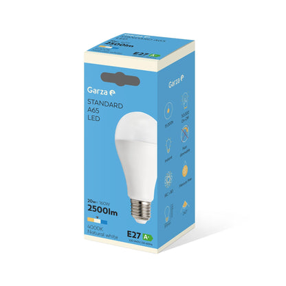 Ampoule LED standard 20 W culot E27 240 degrés 2500 LM lumière neutre (4000 K) Garza