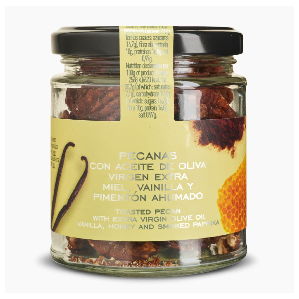 La Chinata Pecans with Extra Virgin Olive Oil, Honey, Vanilla and Smoked Paprika 110 g