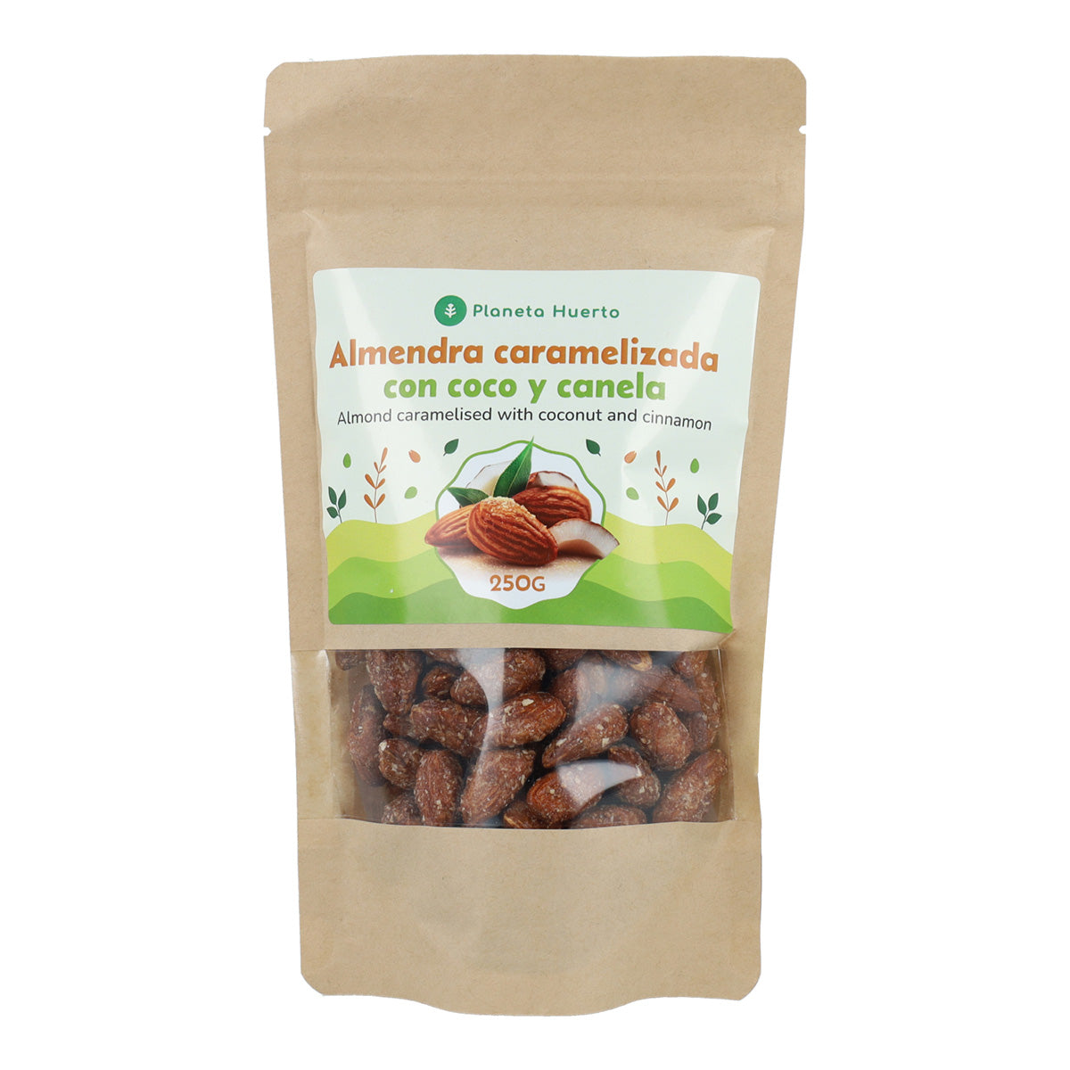 Almendras con coco y canela Planeta Huerto 250gr